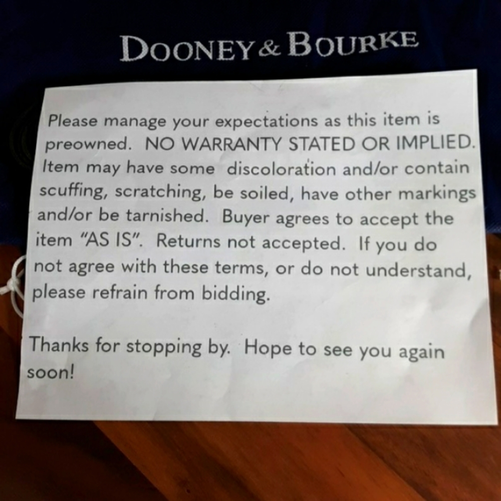 Dooney & Bourke Vintage Wonder Duck Handbag - Picture 15 of 15